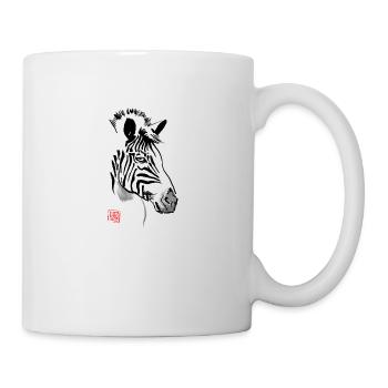 zebra - Mug blanc - blanc - Droite