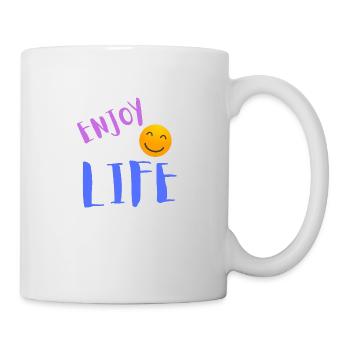 Profitez de la vie - Mug blanc - blanc - Droite