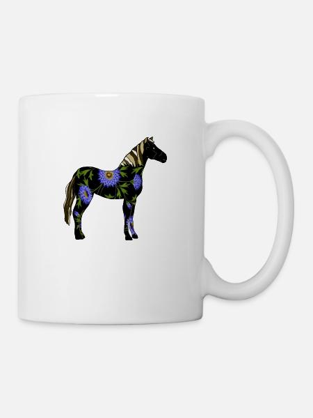 Pferd - Tasse - Weiß