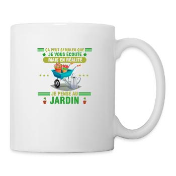 Jardinier jardinage idée cadeau jardin humour - Mug blanc - blanc - Droite