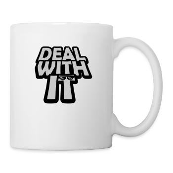 Cool Deal with it - Mug - white - Right