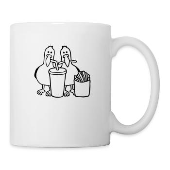 Stolen Fast Food Seagulls - Mug - white - Right