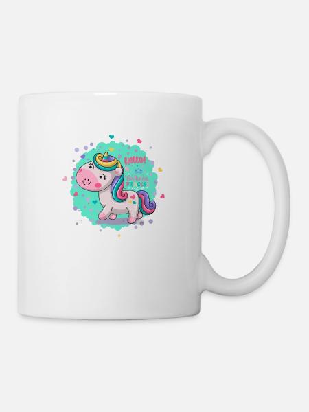 Licorne d’anniversaire - Mug blanc - blanc