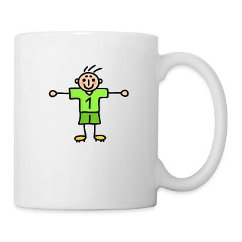 Goalkeeper Number One - Goalkeeper - Handball Football - Mug - white - Right