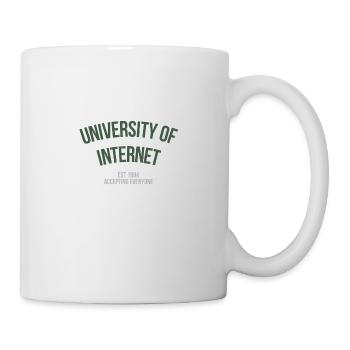 Universität für Internet. - Tasse - Weiß - Rechts