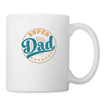Dad super dad Father's Day - Mug - white - Right