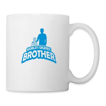 Équipe Worlds okayest Brother - Mug blanc - blanc - Droite