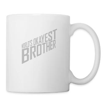 Worlds okayest Brother citation - Mug blanc - blanc - Droite
