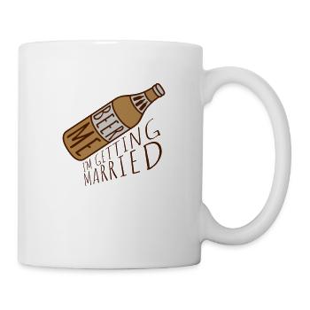 Beer Me Me marier - Mug blanc - blanc - Droite