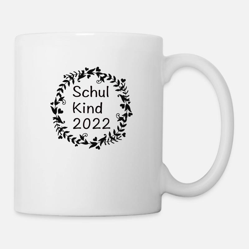 Schulkind Black - Tasse - Weiß