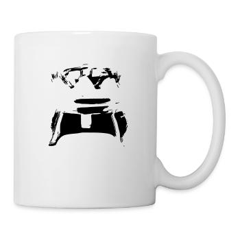 Symbole d’anniversaire du roi de la couronne reine dessiné vecteur - Mug blanc - blanc - Droite