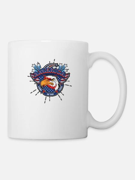 Amerika - Tasse - Weiß
