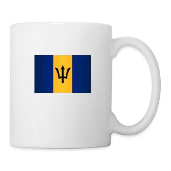 Barbados Flag - Mug - white - Right