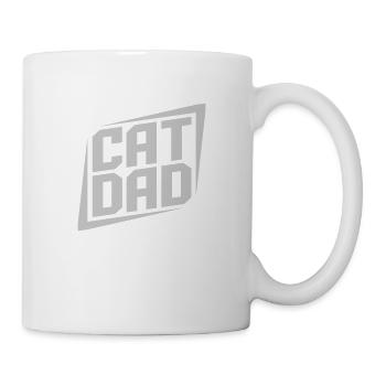Cat Dad Logo Design - Tasse - Weiß - Rechts