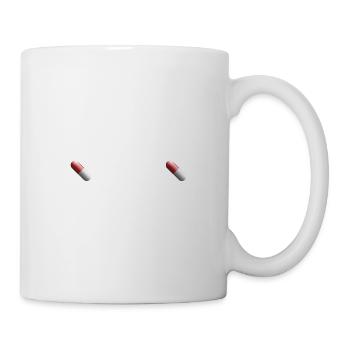 Büro lustiger Spruch Laune Geschenkidee Medikament - Tasse - Weiß - Rechts