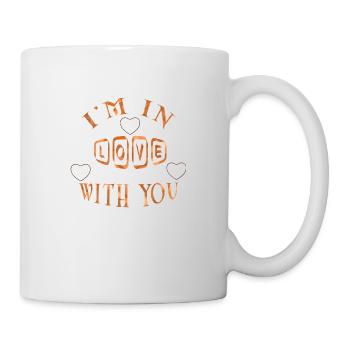 I m in love with you je suis amoureux de toi - Mug blanc - blanc - Droite