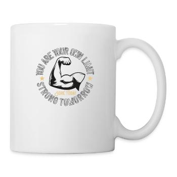 Muscles, Bodybuilding - Mug - white - Right