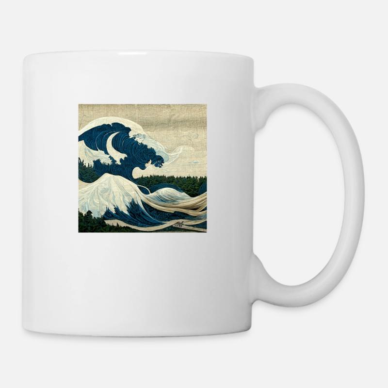 The Great Wave - Mug blanc - blanc