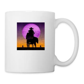 Purple Cowboy - Mug blanc - blanc - Droite