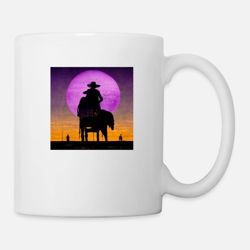 Purple Cowboy - Mug blanc - blanc