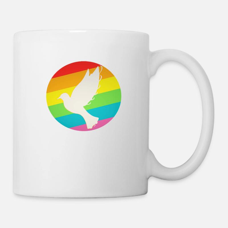 LGBT Rainbow Friend Dove - Mug - white