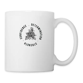 Confidence Determination Strength - Tasse - Weiß - Rechts