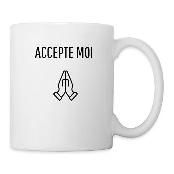 ACCEPTE MOI - Mug blanc - blanc - Droite