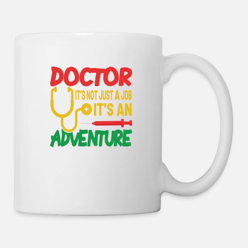 DOCTOR IT'S NOTE JUST A JOB - Mug blanc - blanc