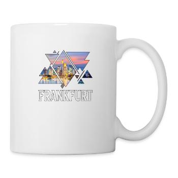 Frankfurt Germany City Skyline Home Love - Mug - white - Right