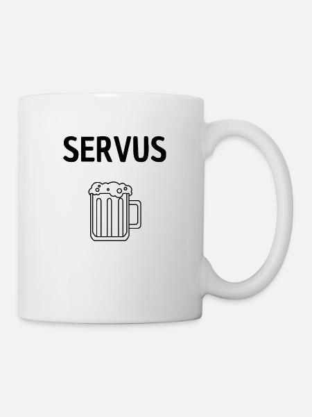Servus - Tasse - Weiß