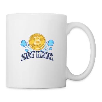Lustiges Bitcoin und Kryptowährung Investor HODL - Tasse - Weiß - Rechts
