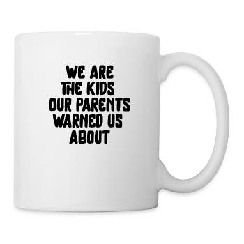 funny saying parents celebrate festival party - Mug - white - Right