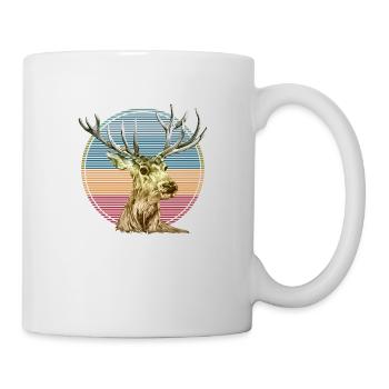 Cerf - Mug blanc - blanc - Droite