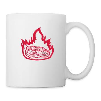 Hot fire steak juicy - Mug - white - Right