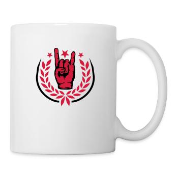 Laurel Wreath Heavy Metal Logo - Mug blanc - blanc - Droite