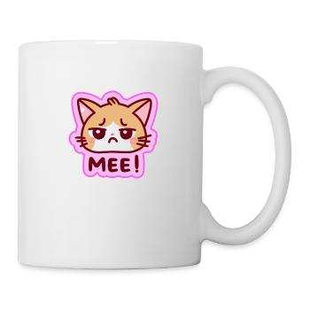 Qu’est-ce qui ne va pas avec ce chat? - Mug blanc - blanc - Droite