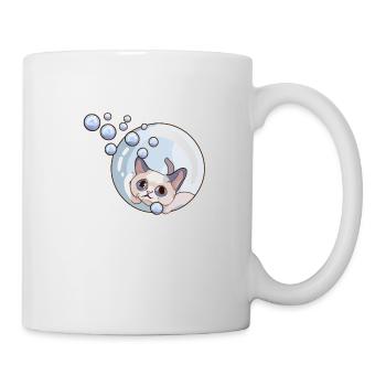 Savon Bubbles Chat - Mug blanc - blanc - Droite