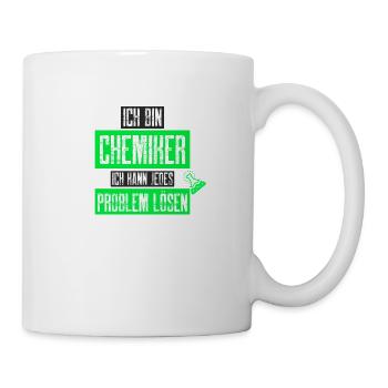 chemiker witz - Tasse - Weiß - Rechts