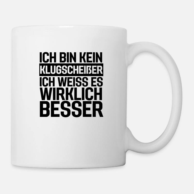 I'm not a clever shit - saying design - Mug - white