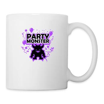 Party monster purple - Mug - white - Right