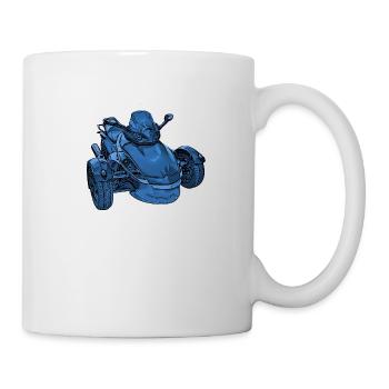 Trike Spyder blue - Mug - white - Right