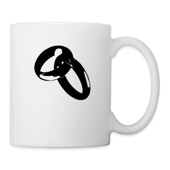 Golden Wedding Wedding Marriage Engagement Bride 1 - Mug - white - Right