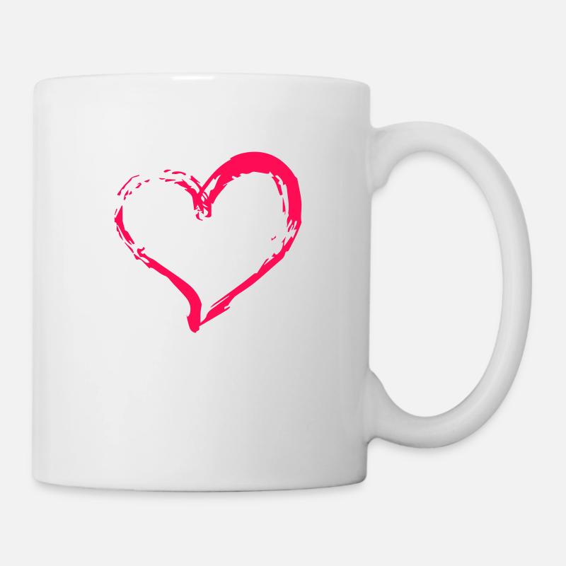 Heart - Tasse - Weiß