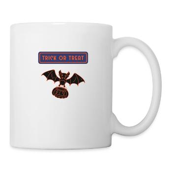 Süßes oder Saures einfaches Halloween - Tasse - Weiß - Rechts