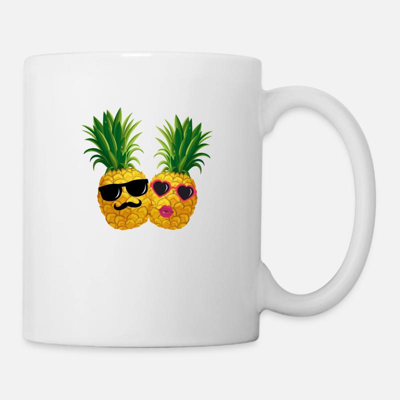 M. & Mme Ananas - Mug blanc - blanc