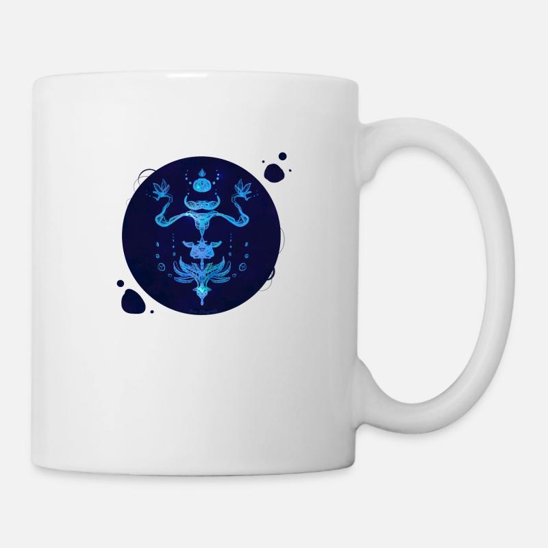 Collection Mystique ~ bleu nuit ~ n°5 - Mug blanc - blanc