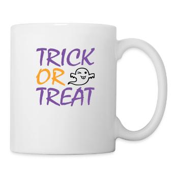 Trick or Treat Halloween - Tasse - Weiß - Rechts