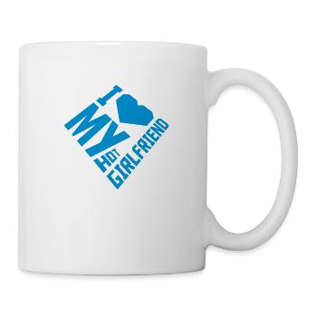 J’aime ma petite amie - Mug blanc - blanc - Droite