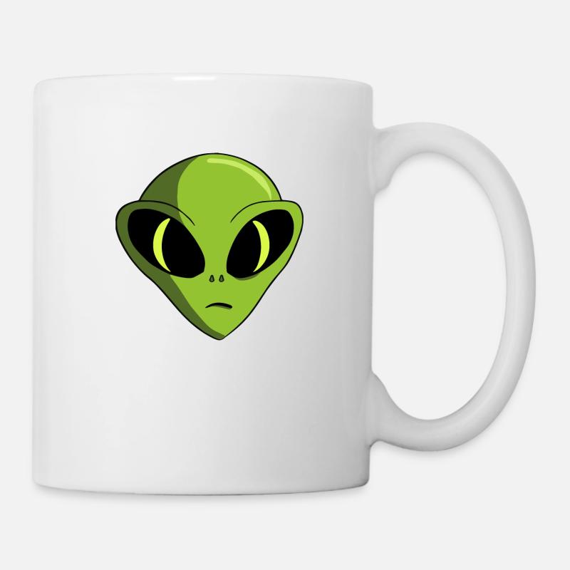 Alien Head - Mug - white