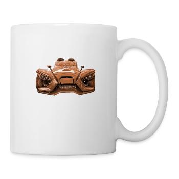 Trike Funcar marron - Mug blanc - blanc - Droite